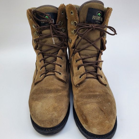 Men's Size 10 Redhead Leather Mid Calf 600 Gram Thinsulate Gore-Tex Vibram Boot - Picture 3 of 12